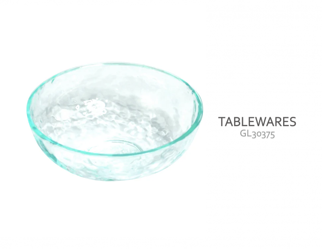 【食品容器】玻璃紋 小圓碗