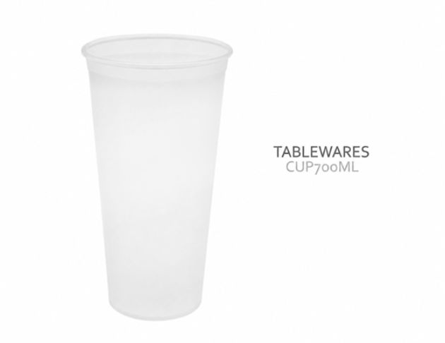 【食品容器】700ml PP環保杯
