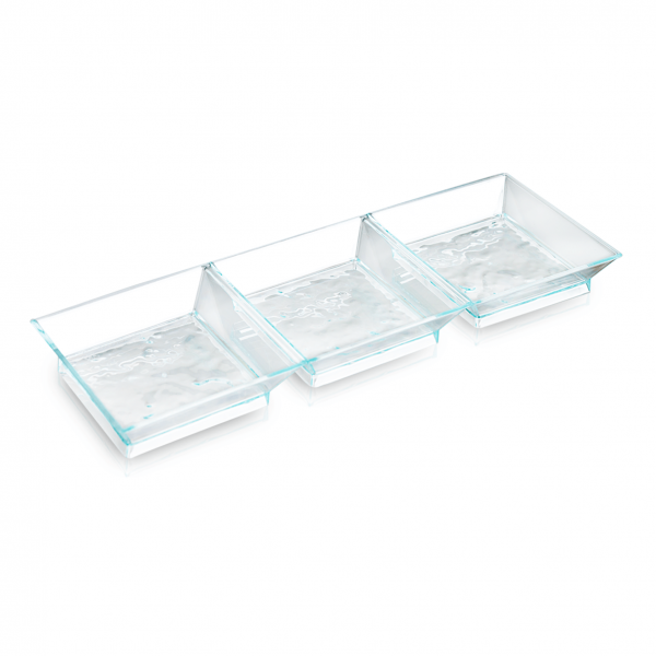 【食品容器】玻璃紋 醬料小菜碟